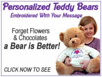 high quality personalized teddy bears
